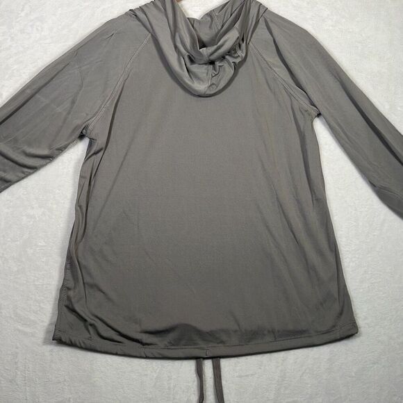 Under Armour Women's gray Heatgear Velocity Twist Hoodie-women’s medium-NWT - Picture 6 of 11